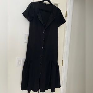 Hatch maternity button down dress